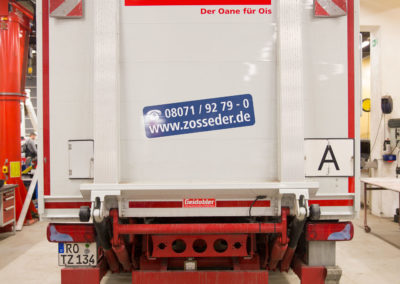 Fahrzeugbeschriftung Autobeschriftung Lastwagenbeschriftung Zosseder Wasserburg Brei Werbetechnik