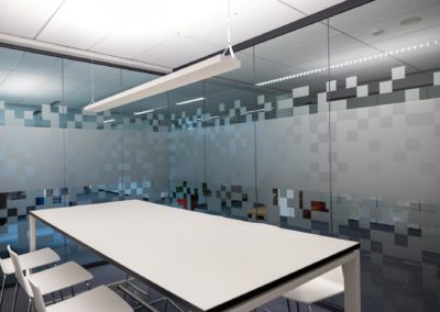 Sichtschutzfolierung Glasdekorfolie Büro Amerang