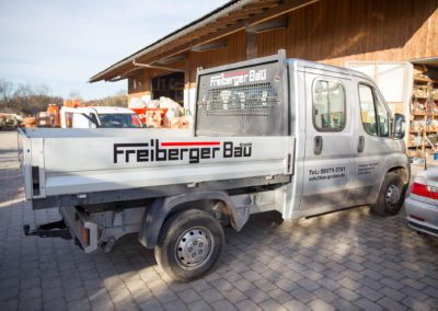 Fahrzeugbeschriftung Freiberger Bau Edling Wasserburg