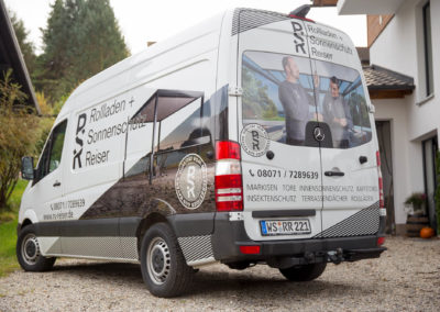 Autobeschriftung RSR Rollladen und Sonnenschutz Reiser