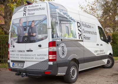 Autobeschriftung RSR Rollladen und Sonnenschutz Reiser