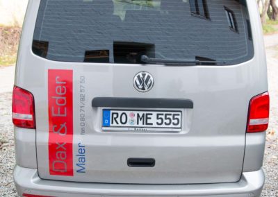 Autobeschriftung Dax & Eder Maler