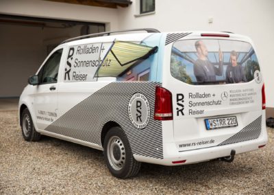 Autobeschriftung Fahrzeugbeschriftung Beschriftung Rollladen und Sonnenschutz Reiser Wasserburg Brei Werbetechnik