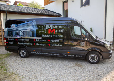 Autobeschriftung Fahrzeugbeschriftung Martin Maier Bauelemente Brei Werbetechnik Wasserburg