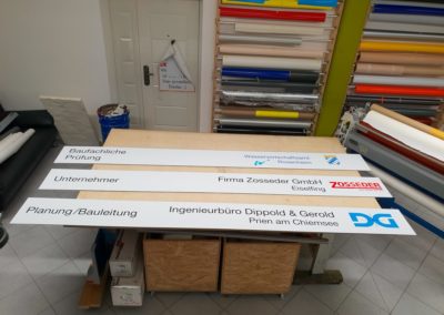 Bauschilder Rosenheim Wasserburg Eiselfing