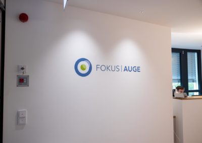 Fokus Auge Wandtattoo Medical Cube Rosenheim