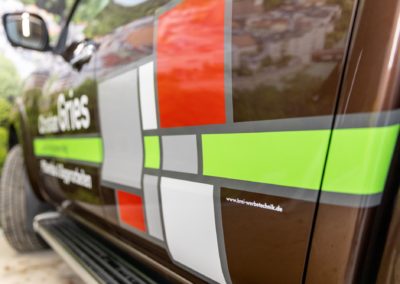 Beschriftung Auto Gries Pflasterbau Wasserburg