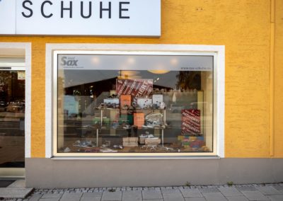 Schaufensterbeschriftung Josef Sax Haag
