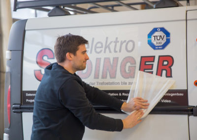 Fahrzeugbeschriftung elektro Seidinger Wasserburg