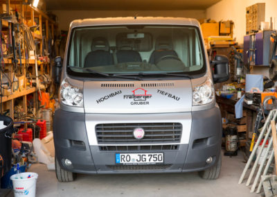 Fahrzeugbeschriftung Freiberger Bau Edling Wasserburg
