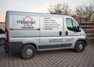 Fahrzeugbeschriftung Freiberger Bau GmbH Edling