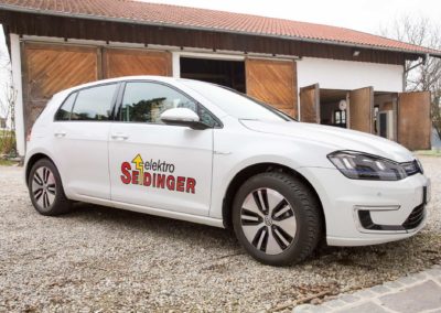 Autobeschriftung elektro Seidinger Wasserburg