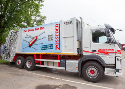 Fahrzeugbeschriftung Schild LKW Zosseder Wasserburg