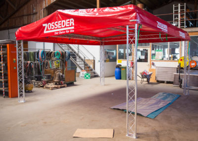 Beschriftung Pavilion Zosseder