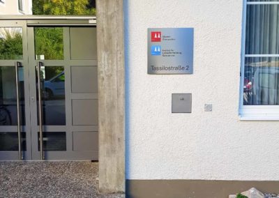 Schild Kloster Gars am Inn Institut für Lehrerfortbildung