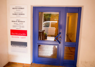 Schild Rechtsanwaltskanzlei Wernthaler