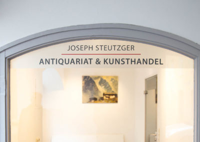 Schaufensterbeschriftung Steutzger