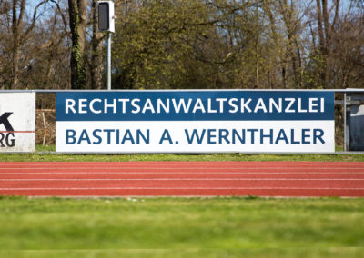 Wernthaler Werbebande Schild